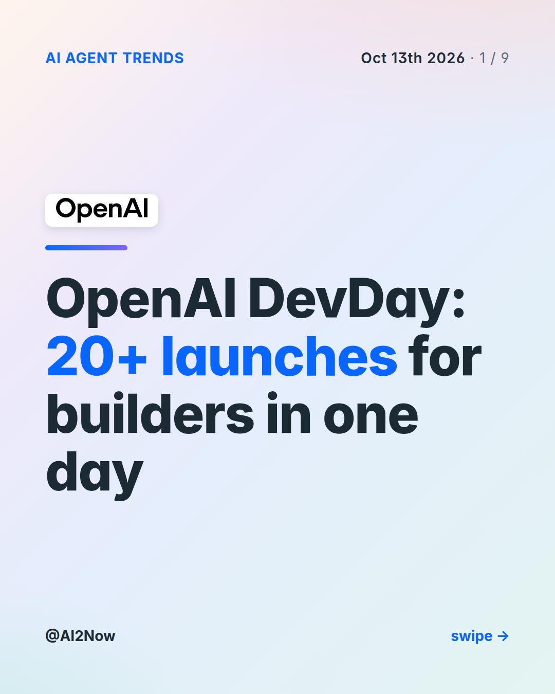 OpenAI DevDay: 20+ launches for builders in one day — explanatory illustration