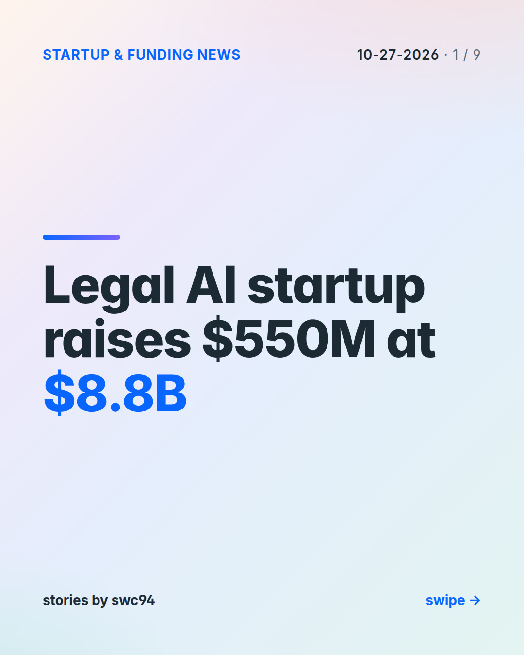 Legal AI startup raises $550M at $8.8B — explanatory illustration